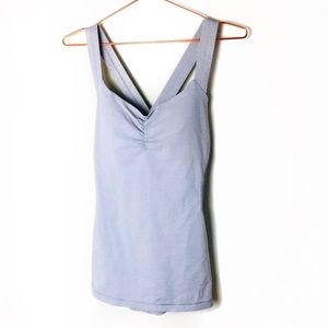 NWOT Lululemon Athletica Gray Crossback Tank